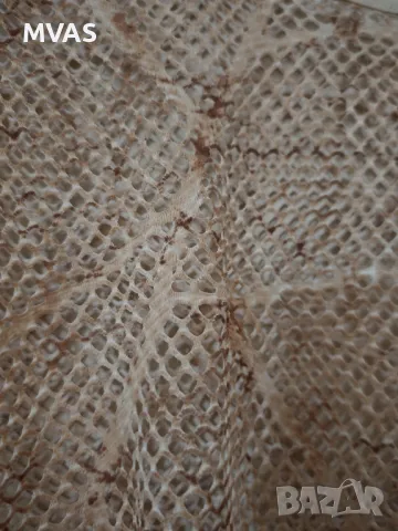 Бежов мрежест потник М размер, снимка 3 - Потници - 49451683