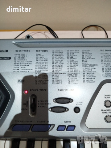 Синтезатор CASIO CTK -491, снимка 6 - Синтезатори - 52749342