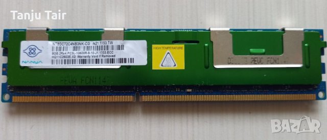 NANYA 8 GB DDR3 сървърна с охлаждане, снимка 1 - RAM памет - 34733002