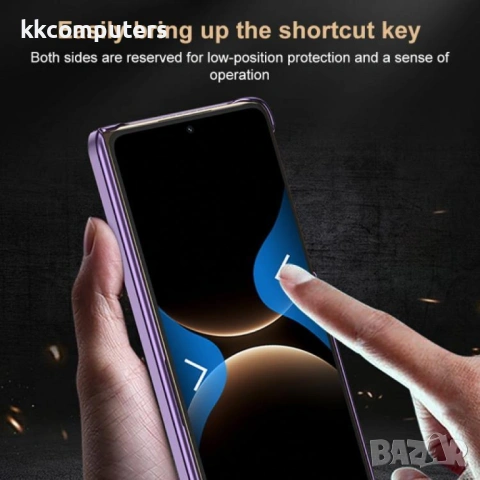 Защитен Калъф Huawei Mate X7 GKK (PC+TPU) - Магнитен Ротиращ Държач/ Стойка, 360° Защита, Вкл. Проте, снимка 9 - Калъфи, кейсове - 53150647