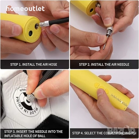 ПРОМОЦИЯ Автоматична помпа за топки с компактен размер MORPILOT SMART BALL AIR PUMP AP1-S, снимка 6 - Други - 51615603