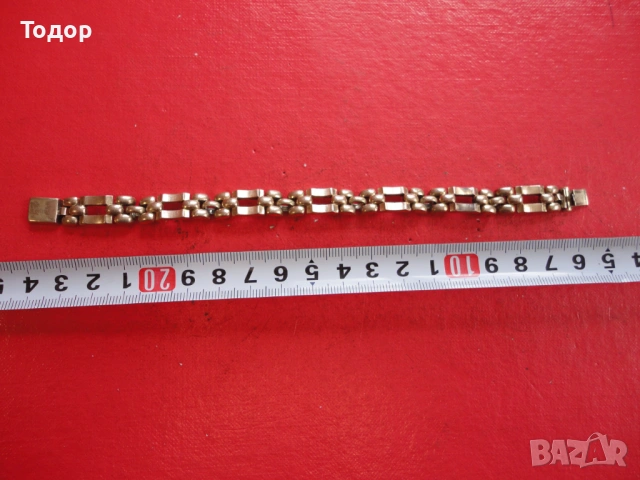 Позлатена гривна Oresto