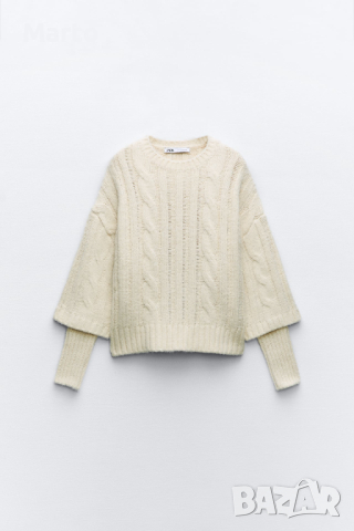 ZARA - дамски пуловери, снимка 4 - Блузи с дълъг ръкав и пуловери - 27093556