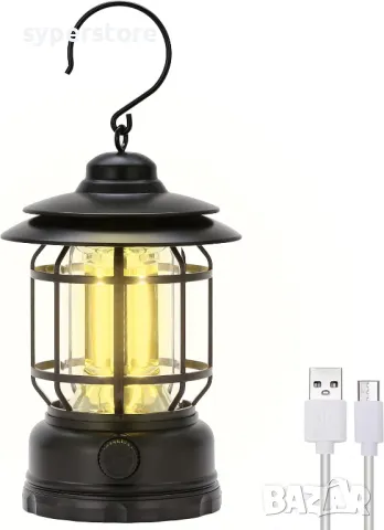 Лампа за къмпинг, с акумулаторна батерия Digital One SP01063, къмпинг лампа, снимка 2 - Соларни лампи - 49648509