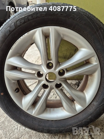 Алуминиеви джанти 6.5J x 17 ET40 за Nissan, снимка 2 - Гуми и джанти - 53404527