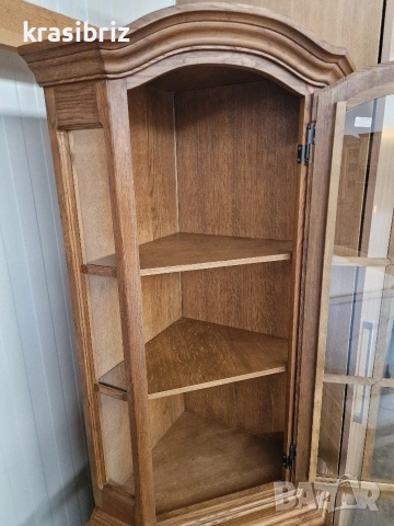 Масивна Ъглова Витрина внос от Германия! , снимка 5 - Секции и витрини - 53506970