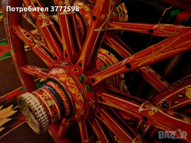 Рисувани колела от каруца , снимка 8 - Декорация за дома - 41527646