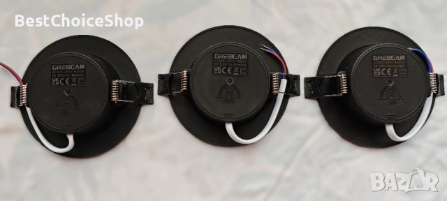 Grebeam 5W LED тавански лампи, лунички за вграждане 230V, 450LM, 4000K комплект 10бр., снимка 4 - Лампи за таван - 53194305