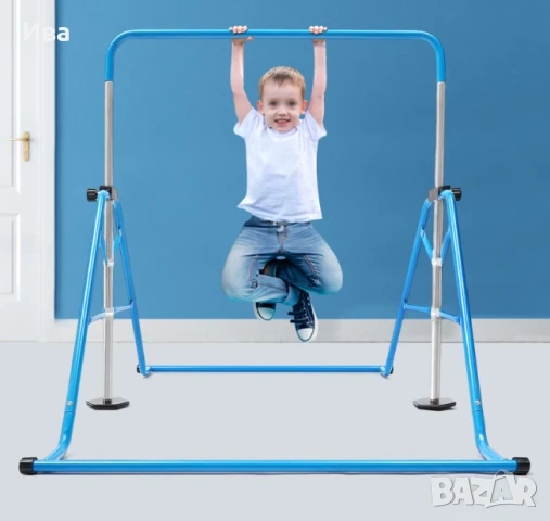 НОВО! Гимнастически лост за деца - Регулируем, висилка гимнастика деца, снимка 8 - Мебели за детската стая - 50536116