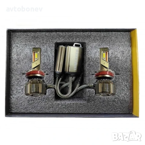 LED система NAKATOMI M5 - HIR2(9012) - 12-24V/65W-Canbus, комплект/2 бр./, снимка 2 - Аксесоари и консумативи - 51179734