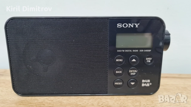Цифрово радио Sony XDR-S40DBP, снимка 3 - Радиокасетофони, транзистори - 52672112