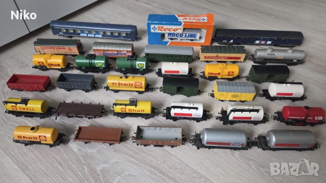 31 вагона H0 от Lima, Jouef, Fleischmann, Roco и др.