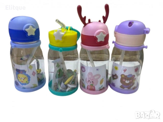 Забавна и практична детска бутилка за вода