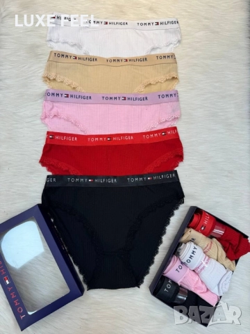 Дамско Бельо -5бр в Кутия ⚜️ Tommy Hilfiger 