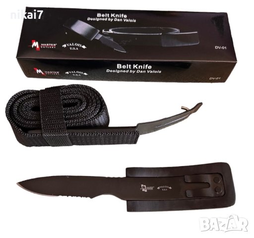 тактически колан+скрит нож в токата неръждаема стомана DanValois132cM, снимка 10 - Колани - 42072931