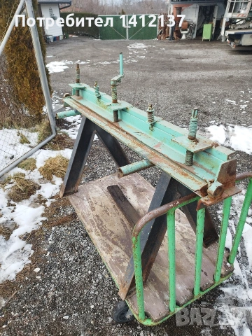 Продавам ръчен преносим абкант за огъване на ламарина , снимка 4 - Други машини и части - 53481869