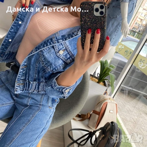 Късо дънково яке , снимка 2 - Якета - 36094743