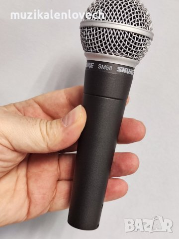 Shure SM58-LCE Cardioid Dynamic Microphone - Динамичен Про Микрофон /КАТО НОВ - ОРИГИНАЛ/, снимка 4 - Микрофони - 38090861