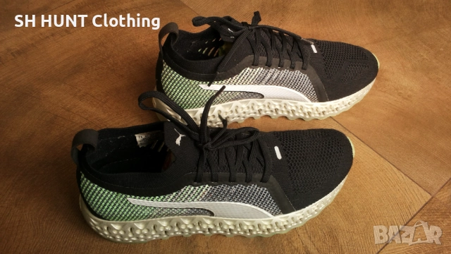 PUMA Calibrate Black Elektro Green размер EUR 41 / UK 7,5 мъжки летни маратонки 88-13-S, снимка 3 - Маратонки - 52228709