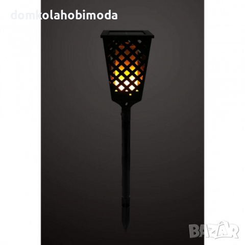  Соларна лампа с светлина тип пламък, снимка 5 - Соларни лампи - 36198345