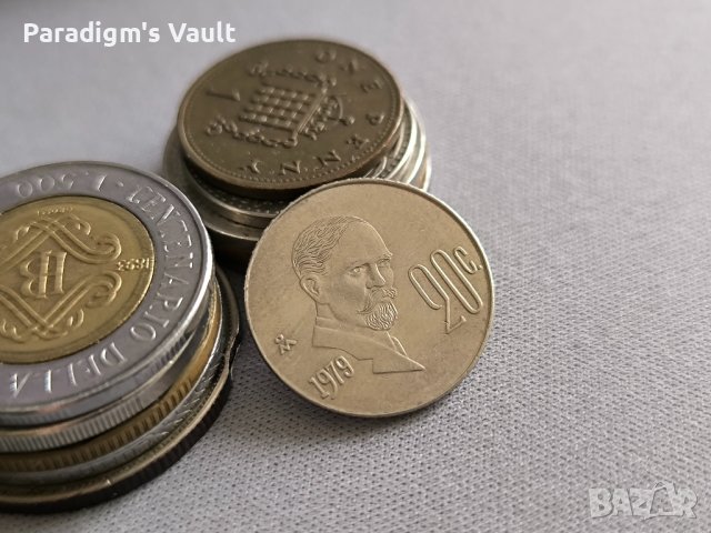 Монета - Мексико - 20 цента | 1979г., снимка 2 - Нумизматика и бонистика - 44341095