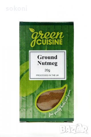 Green Cuisine Nutmeg Whole / Грийн Кюизин Цяло индийско орехче 20гр, снимка 1 - Домашни продукти - 35887689
