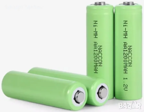 8 х Ni-Mh AA, 1.2v,1200 mah презареждаеми батерии