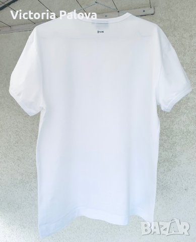 Бяла плътна тениска NO NAME унисекс, снимка 7 - Тениски - 40593102
