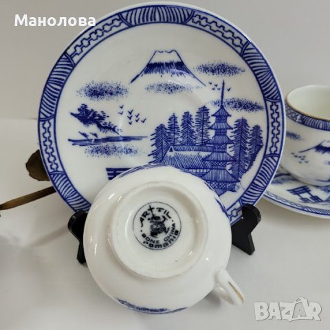 Колекционерски порцеланови чаши за кафе Artil Bone China, произведени в Румъния., снимка 7 - Чаши - 40892501