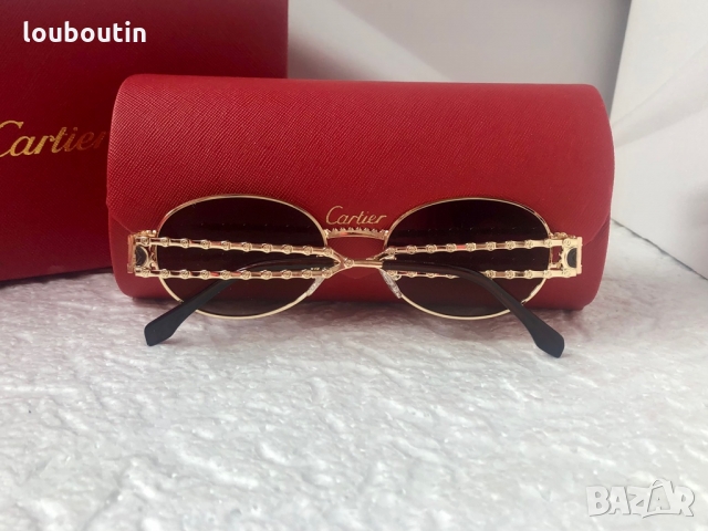 Cartier 2022 унисекс слънчеви очила елипса дамски мъжки, снимка 10 - Слънчеви и диоптрични очила - 36106871