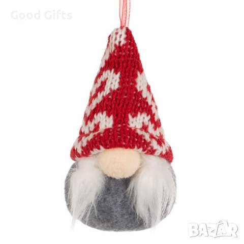 Коледна украса 5 Броя Коледен гном с червена шапка, 11см, снимка 2 - Декорация за дома - 42698073