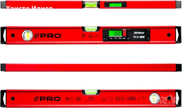 Електронен Цифров нивелир PRO900 60 см с 2 LCD екрана и чанта за носене, снимка 6 - Други инструменти - 52557688