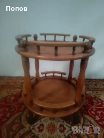 Масивна масичка на колелца, снимка 4 - Маси - 48169238