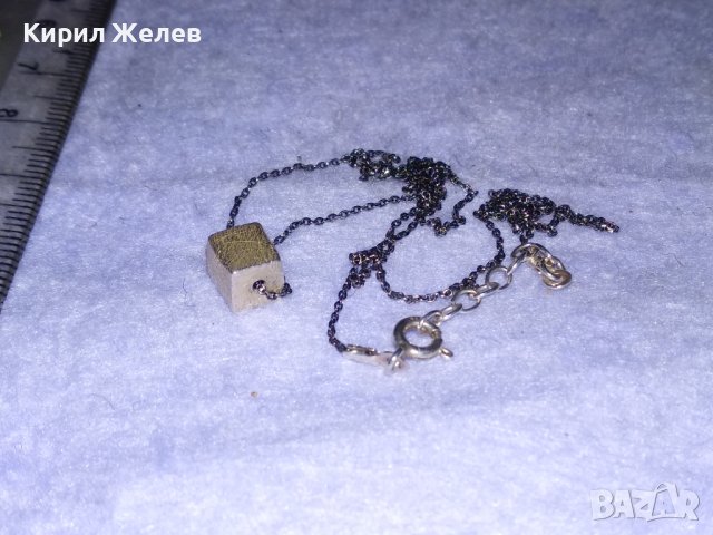 ПРЕКРАСНО НЕЖНО СРЕБЪРНО АРТ ДЕКО СТИЛ КОЛИЕ СРЕБРО 925 ФИНА РЪЧНА ИЗРАБОТКА 28527, снимка 5 - Колиета, медальони, синджири - 41388505