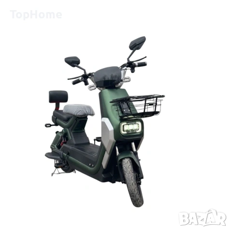 Електрически скутер GT-1000 1200W (Зелен) 2026, снимка 5 - Мотоциклети и мототехника - 53002770