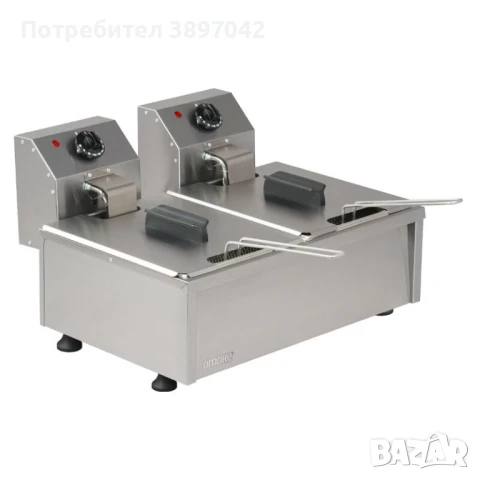 Фритюрник Omake FRT11.E21 5+5 литра, електрически, снимка 1