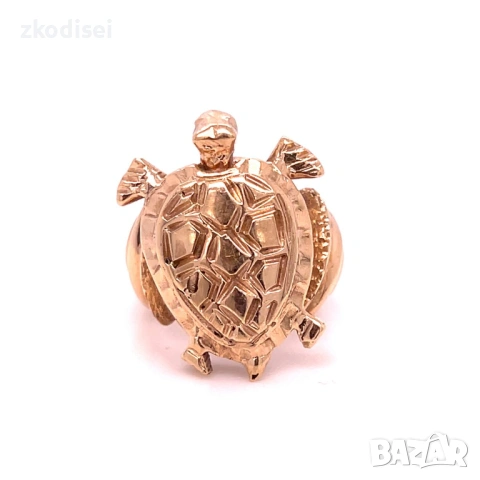 Златен мъжки пръстен 15,52гр. размер:52 14кр. проба:585 модел:37646-3