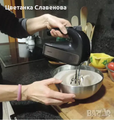 Електрически миксер BLACK+DECKER BXMX500E - 500W, 5 скорости + Turbo, снимка 2 - Миксери - 49302680