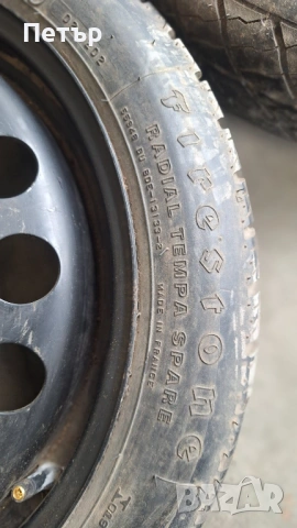 Резервна Гума Патерица за ОПЕЛ  5х110х65.1-16 цола, снимка 4 - Гуми и джанти - 53187045
