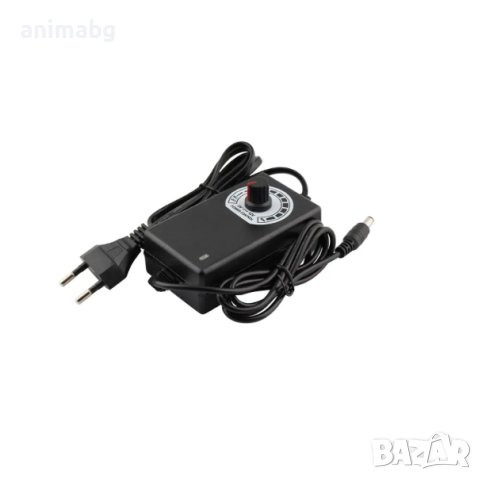 ANIMABG Адаптер с регулируемо напрежение, 3V-12V, 2A, 24W