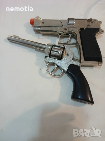 стари метални пистолети играчки, снимка 3 - Колекции - 52676305