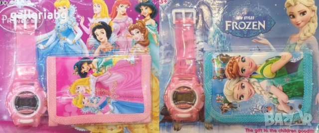 Комплекти портмонета с часовници на филмови герой 