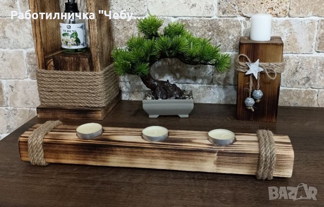 Свещник , снимка 3 - Декорация за дома - 41415856