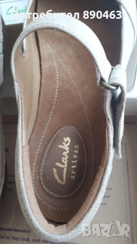 Дамски обувки Clarks, естествена кожа, снимка 7 - Дамски ежедневни обувки - 34028758