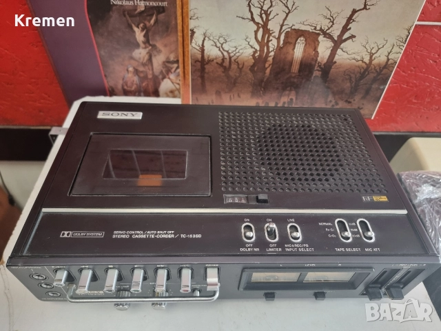 Касетофон SONY TC-153SD, снимка 3 - Радиокасетофони, транзистори - 52146574