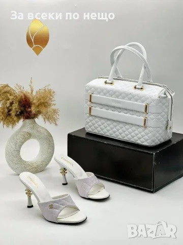Chanel Дамски Сандали На Ток Шанел - Различни Цветове Код SEM-296, снимка 2 - Сандали - 55782997