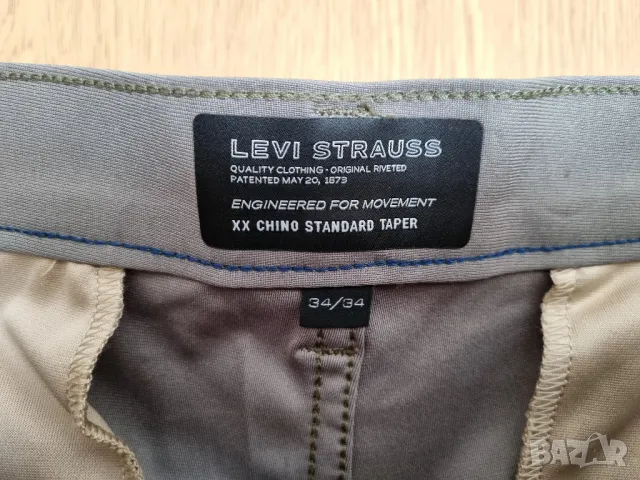 Мъжки панталон Levi's Chino Standard Tech, размер 34х34, снимка 4 - Панталони - 50071836