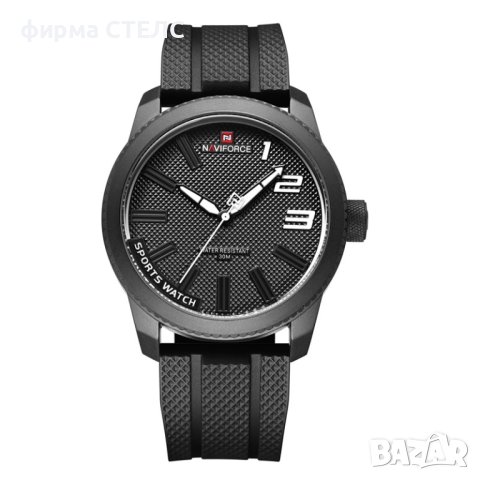 Спортен часовник Naviforce, Силиконова каишка, снимка 4 - Мъжки - 41686466