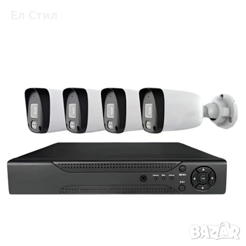 Професионален комплект за сигурност с 4 камери IP67 YL-806B, снимка 8 - Комплекти за видеонаблюдение - 53420346