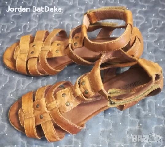 Сандали естествена кожа 41#, снимка 3 - Сандали - 50504784